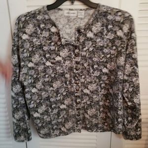 Lauren Brooke floral blouse